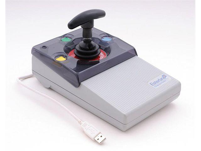 Assistive Technology Laptop Gated joystick with head