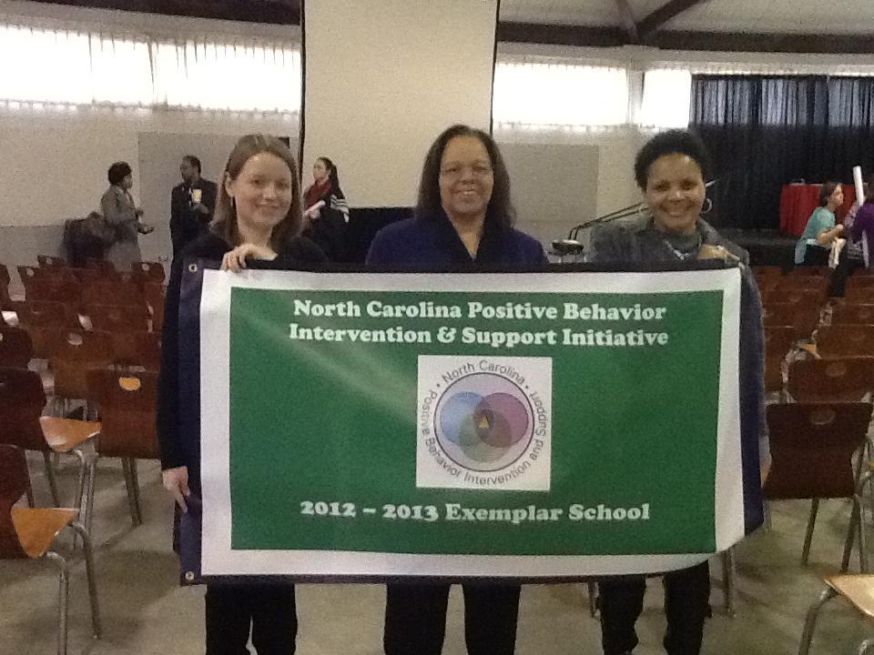 Page 3 RCS Pictures: Dillard Elementary Exemplar Banner Pictured: (L to R) Melanie Triche, School Counselor;