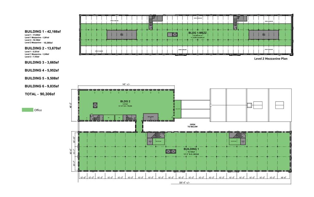 Floor Plan - Second Level OFFICE,FLEX& WAREHOUSE The Hoen Lithograph Building 2101 E.