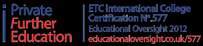 A complete enrolment form should be sent to ETC with full fees.