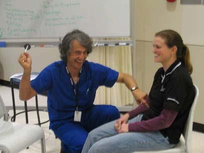 Educational Philosophy contd Dr Sal Sanzone teaches medical student Vanessa about reflexes in the Clinical Skills Centre Explosion of knowledge requires lifelong learning Clinical competence requires