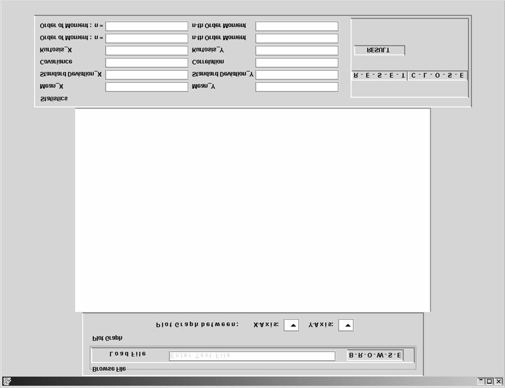 3.3 GUI for Statistical Tools The GUI provides the user with various statistical tools.