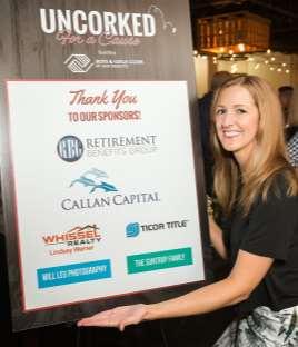 Uncorked For a Cause 2018 IMPERIAL SPONSOR $1,000 CASH SPONSORSHIP BENEFITS Named Sponsor of event Your logo included into Uncorked for a Cause event logo i.e. XX presents Uncorked for a Cause!