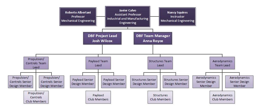 13 Figure 3 - Organizational structure of 2013-2014 DBF team Knowledge Management System Implementations In order for knowledge to be transferred the leadership team must create the four different
