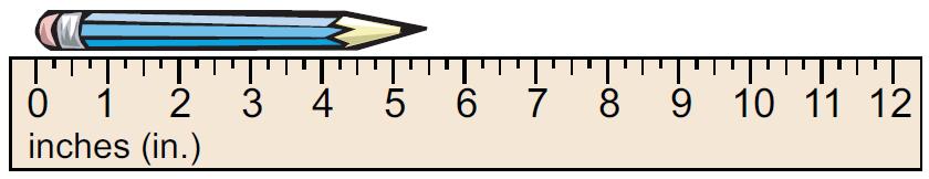 4 Generate measurement data by measuring lengths using rulers marked with halves and fourths of an inch.