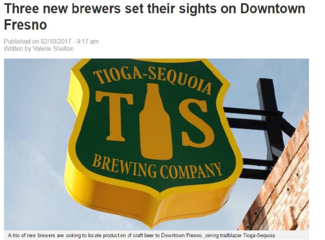 In two years time, downtown Fresno s beer scene has tripled.