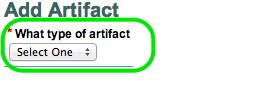 Mass actions can be used to modify multiple artifacts 3. Choose the artifact type and update the necessary information and complete the corresponding fields 4.
