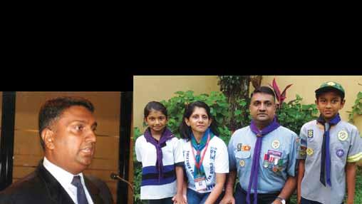 As a Scout Joined the 39th Colombo Scout Troop as a Junior in 1979 Appointed Assistant Patrol Leader in 1980 Appointed Patrol Leader in 1981, elected the Chairman of the Court of Honour and Troop