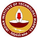 INDIAN INSTITUTE OF TECHNOLOGY MADRAS CHENNAI 600 036