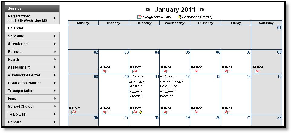 Calendar See the Student Registration (Portal) for more information about registration on the Portal.