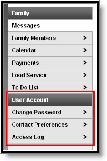 Image 36: User Account Toolbar Change Password Some districts require users