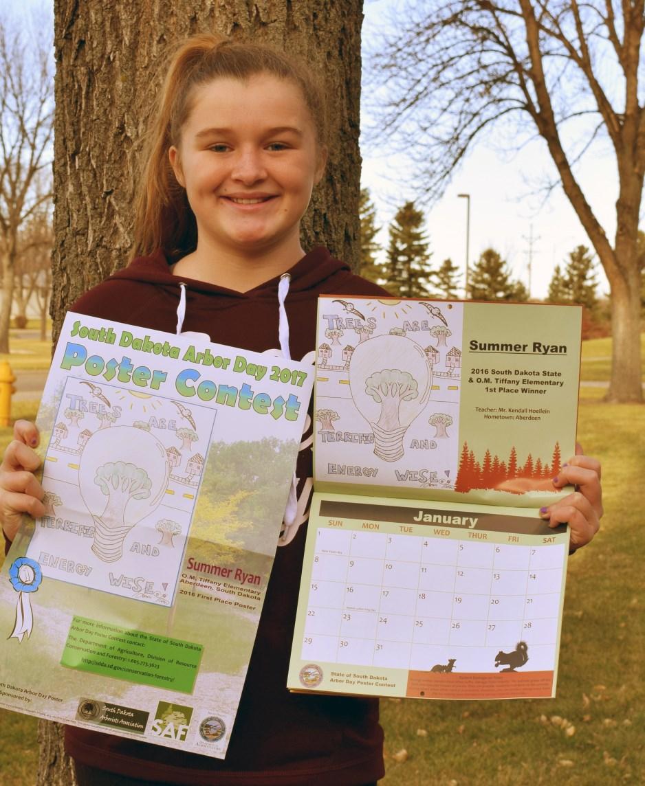 Summer s Arbor Day poster was awarded 1st Place in the state competition. Wednesday, December 14 Music students: 6th grade November practice calendar is due Thursday, December 1st.