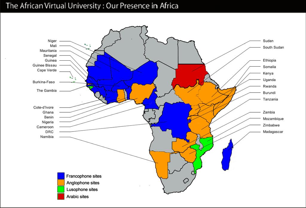 2 Our Presence in Africa AFRICAN VIRTUAL