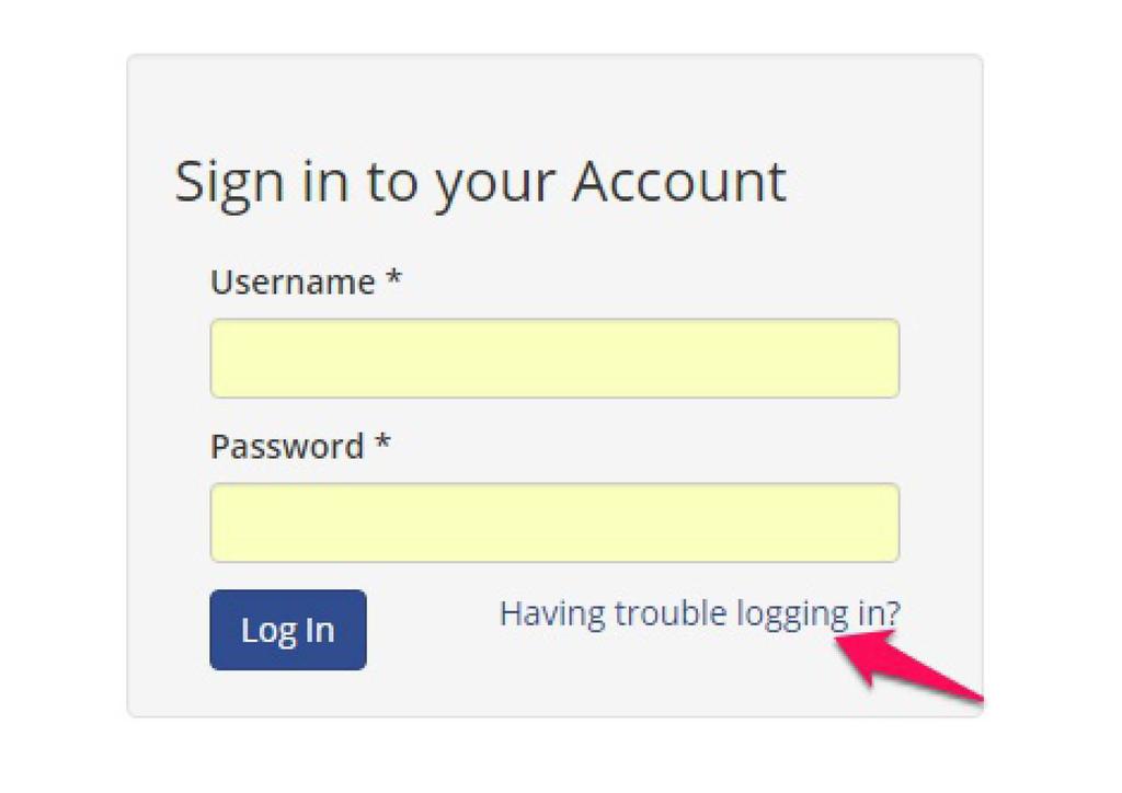 Forgot Username or Password Follow these steps to resolve the issues related to forgotten username and/or password. Usernames and passwords are encrypted to protect sensitive data.