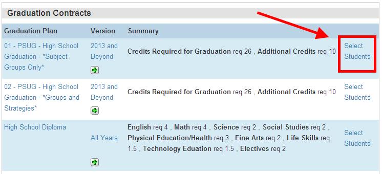 A Graduation Plan cannot be deleted if it is linked to a student.