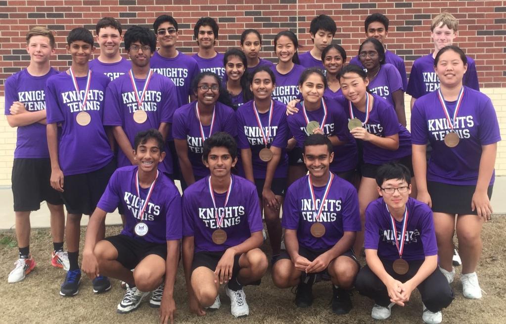 tennis The JV Tennis team participated in the Marcus Invitational Tournament last week with the following results: Girls A Doubles Anjali Shashidhar/Kaitlyn Liu -
