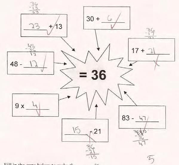 Student B tries to solve all the problems using subtraction. While this works for 86- or 48-, it is not useful for solving a problem in the format minus a quantity.