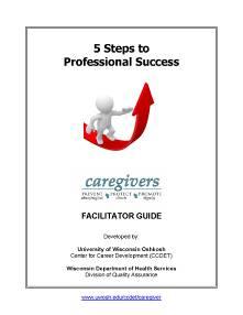 Facilitator Guides Facilitator Guides contain a table of contents, all training material, activities and discussion questions.