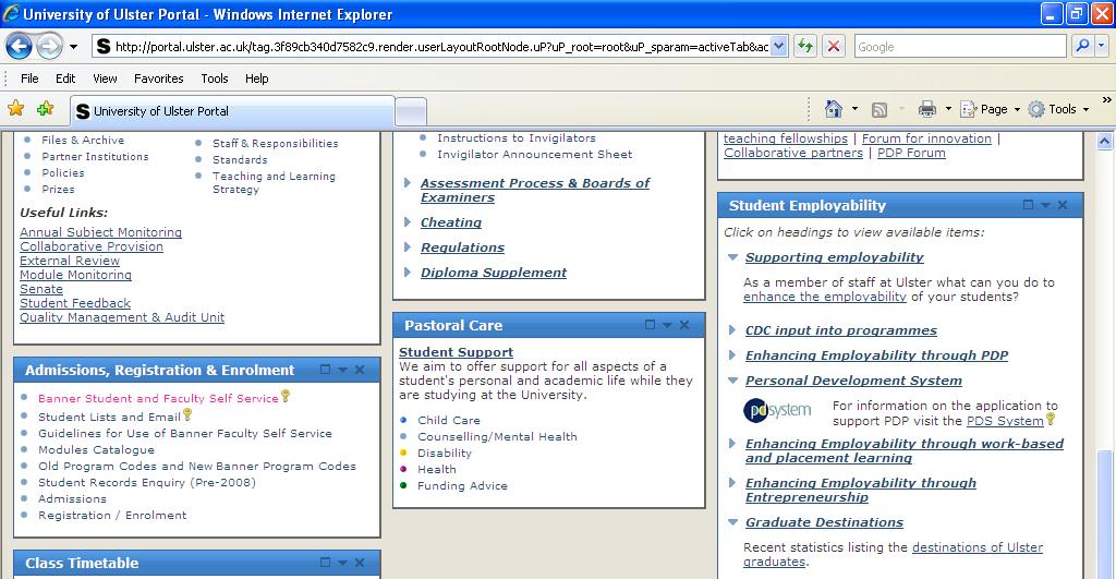 tabs Banner Self Service My Teaching Alternatively, click on the My Teaching tab, and then click on the Banner Student and Faculty Self Service Link in the