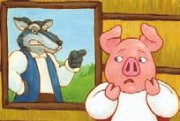 Think about how the pigs are alike and different. Did they use the same material to build their houses? Pages 5 8: Say: I ll reread the pages. Visualize what is happening. Reread.