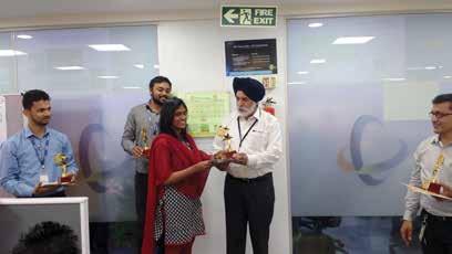 Sandeep Singh visited the service call centre in Bangalore the
