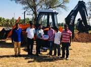 Two ZAXIS470GI machines were handed over to