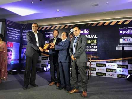 Year. Tata Hitachi also won awards for Best Seller in crawler excavators