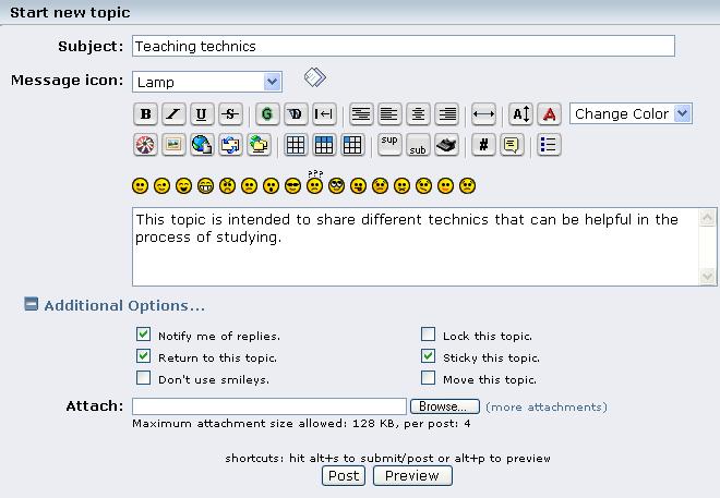 JoomlaLMS manual. Teacher guide. Elearningforce Inc. 81 Modify Remove Split Topic Report Moderator to Allows a user to modify a message.