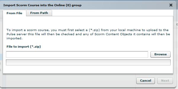 Adding elearning items into the Groups 18 Adding elearning items into the Groups elearning and Event learning items can be added in any combination within the Groups you have created under the Manage