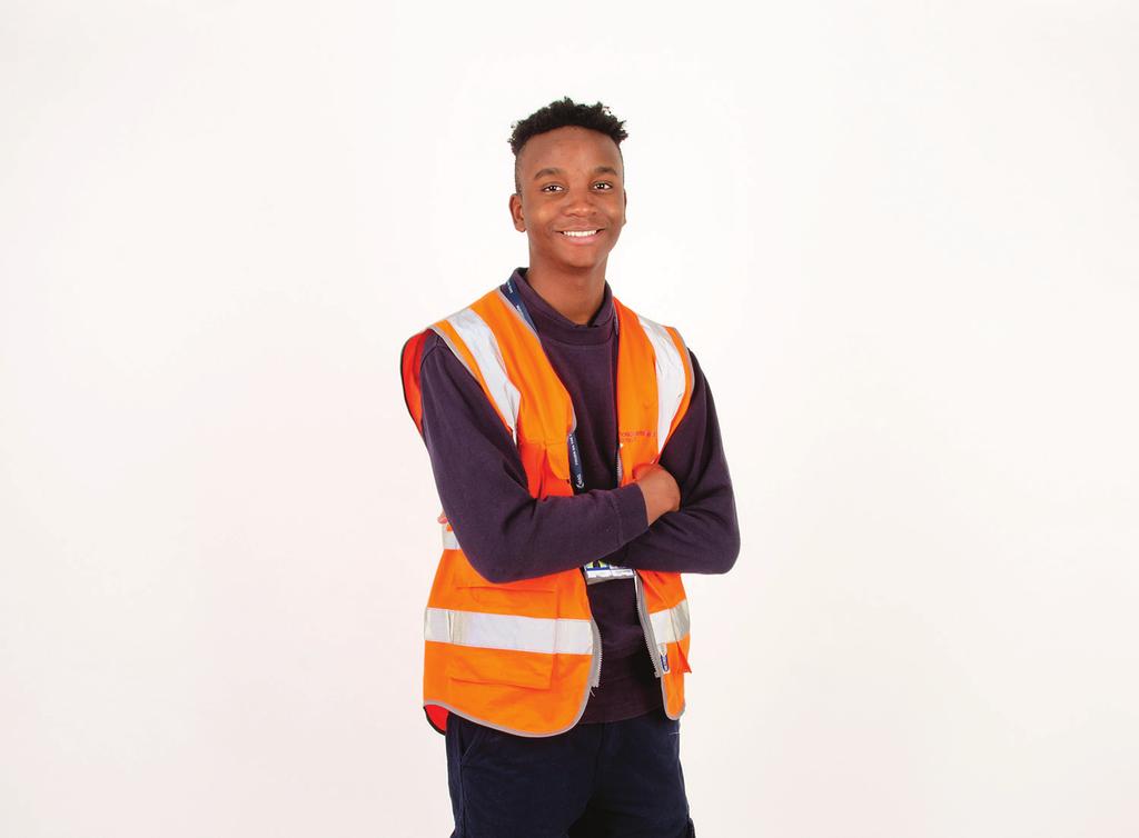 Jerry, working at London Stansted Airport as an Engineering prentice "I would love to be a technician at Stansted Airport. I enjoy it there and the teams are great.