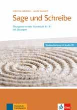 activity poster Sage und Schreibe Reference and exercise of basic German vocabulary including example audio files for practising listening