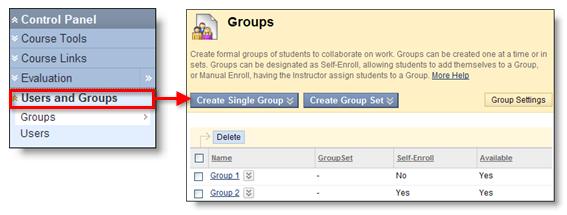 One new feature throughout Groups is the option for instructors to allow students to customize their Group page.