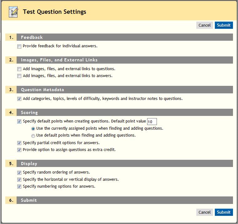 2 3 Figure 4.5 The custom feedback provided to students can be based on their correct and incorrect answers.
