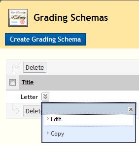 10 The name you add for the letter grade schema appears in