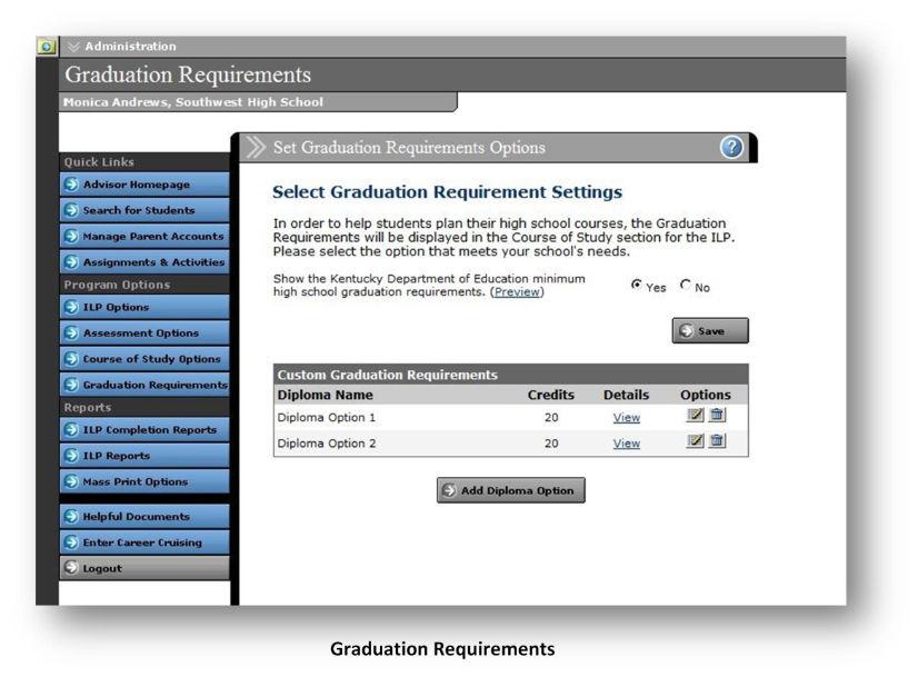 22 GRADUATION REQUIREMENTS Students can view graduation requirements as they plan their course selections using the Course of Study tool.