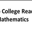 EVALUATING COLLEGE READINESS 5 readiness (ACT, 2008), CRBs could be used to gauge the readiness of students on both academic setting and working world.