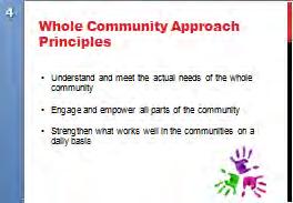 topics & learning objectives Concept of the whole community approach Legal foundations