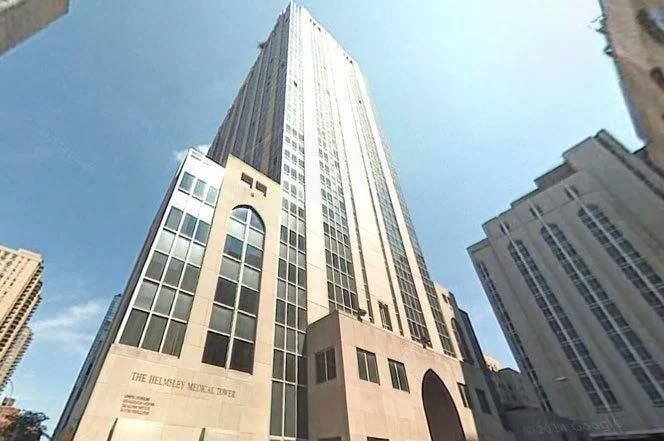 Medical intern plunges to death off tower in NYC A medical intern living at the Helmsley Medical Tower plunged to his death out of an apartment window on the Upper East Side on Friday, police said.