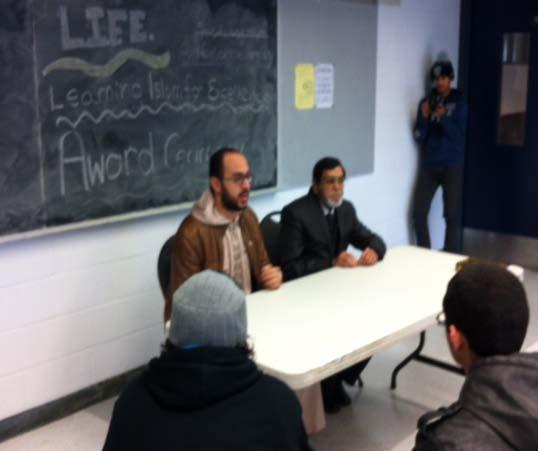 Muhammad Riaz visited WIHS on Nov.
