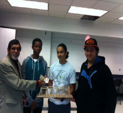Bridge Building Competition Windsor Islamic High School Students
