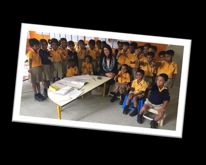 Janet Holcomb to the Bangalore learning centre and gave her a warm experience she says she ll never forget.