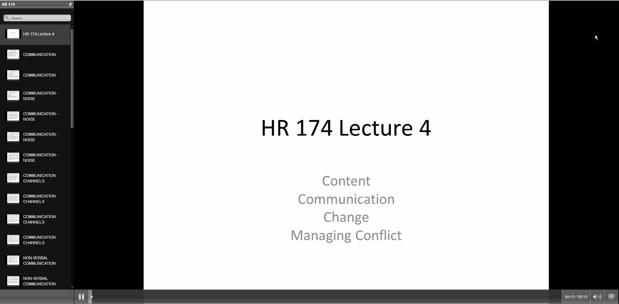 HR174 PEOPLE, ORGANISATIONS & WORK Sue Ridley Using Techsmith Relay to record short videos