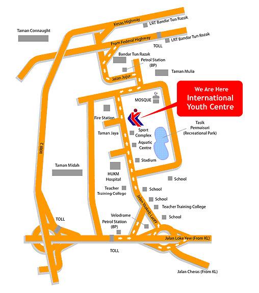 4. How do I get to the International Youth Centre (IYC)?
