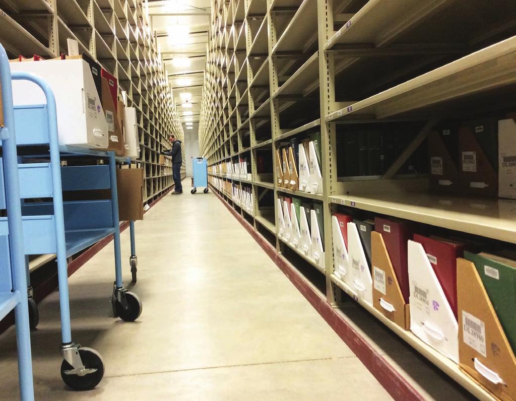 Room to K-State Libraries Annex Since 2007, more than 330,000 low-use K-State Libraries materials have been stored in the Kansas Regents Library Annex, a high-density storage facility in Lawrence.