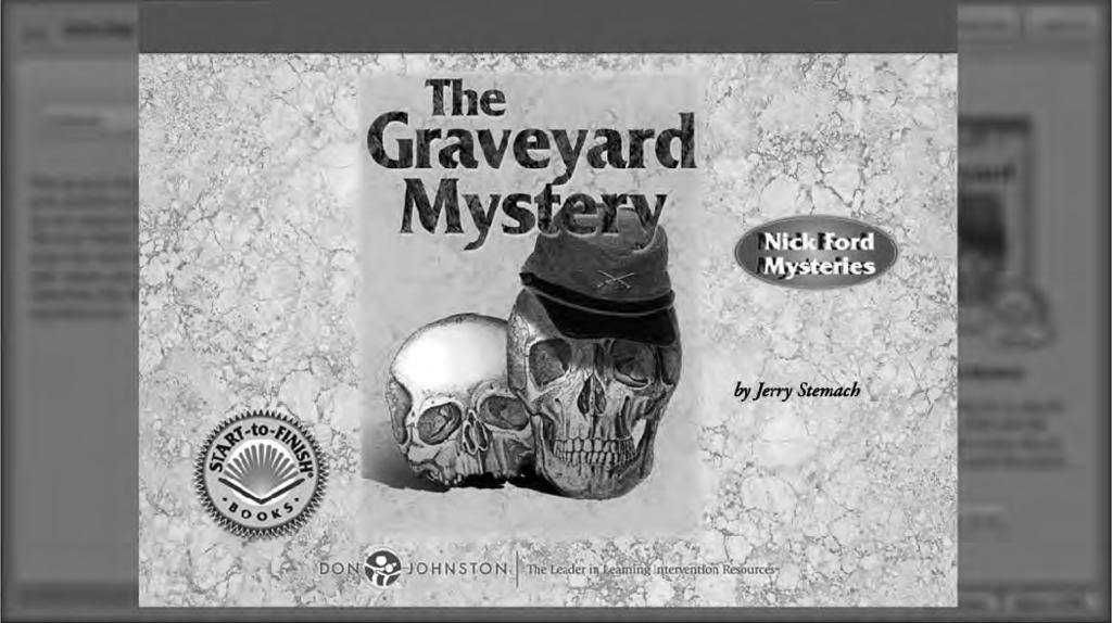 Read a Book 1. Left-click The Graveyard Mystery book icon in the Mysteries center column.