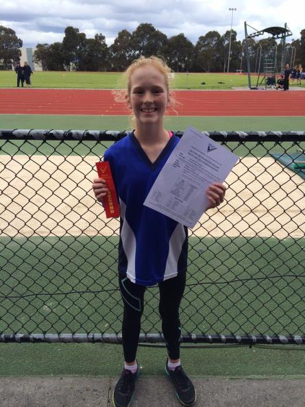 The students had qualified for the competition by finishing top two in their respective events at last month s North Balwyn District Athletics Carnival.