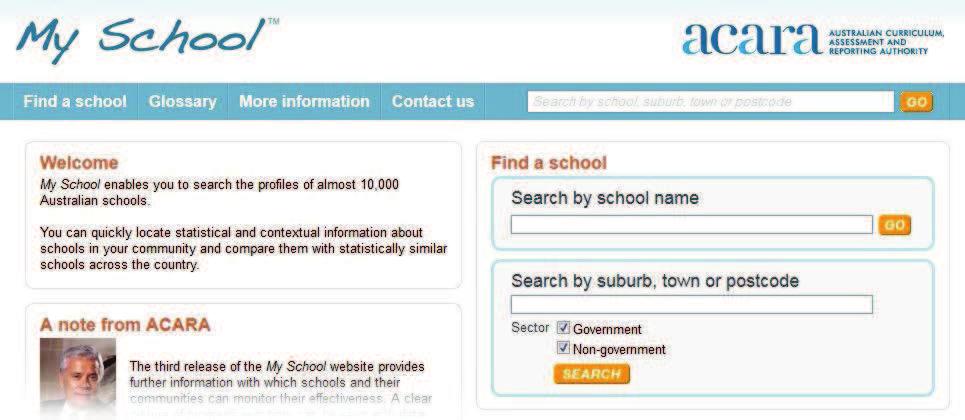 broken down by funding source is available via the My School website at http://www.myschool.edu.au/. To access our school income details, click on the My School link above.