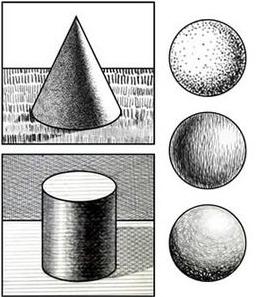 Y7 Homework Booklet Task 1 : TONAL SHADING We use tonal shading to show where light hits an object.