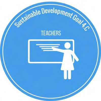 Target 4.c: Teachers Global indicator: There is no data on the percentage of primary and secondary teachers trained.
