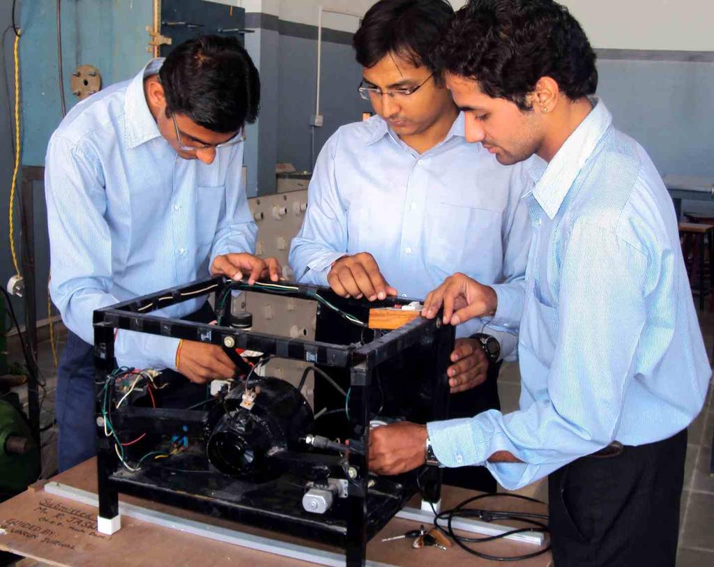B.Tech Electrical Engineering B.Tech Electrical Engineering 4 years course is offered by the Electrical Engineering Department. The Department was started in year 2003.